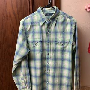 Polo pearl snap shirt